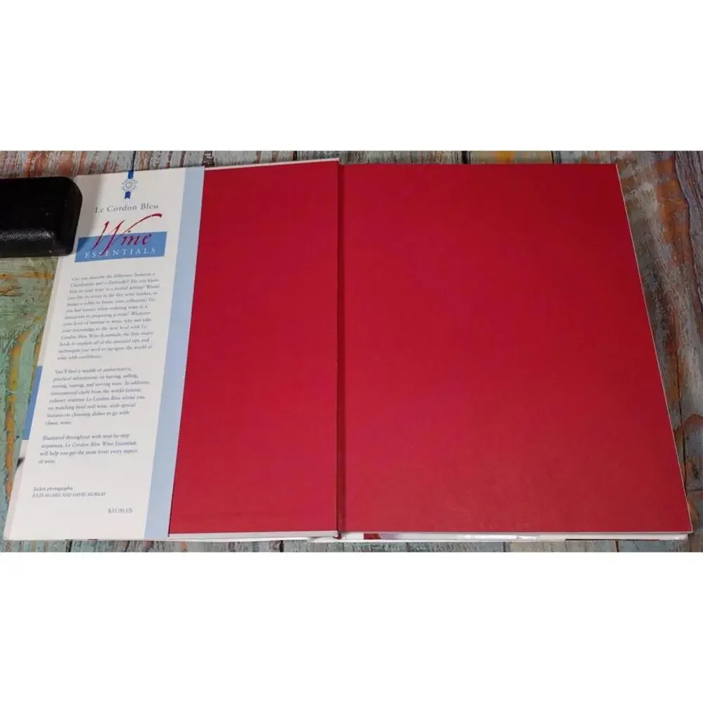 Le Cordon Bleu Wine Essentials Book - Professional Guide to Buying, Storing, and